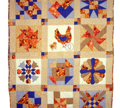Hen and Chick Sampler Quilt